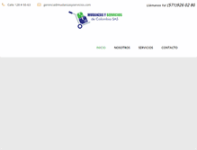 Tablet Screenshot of mudanzasyservicios.com